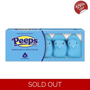 Peeps Blue Chicks Marshmallow Easter Treats - 5 Pack 42g
